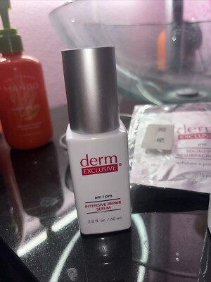 Derm Exclusive AM/PM Intensive Repair Serum 2.0 oz / 60 mL Sealed New Unopened
