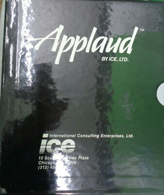 APPLAUD 2.0, Von ICE, Ltd. -1989 [Computer Aided Software Engineering] PC/MSDOS