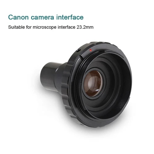 1X 8X SLR Camera Lens Adapter Ring Nikon/Canon Microscope 23.2mm 30mm Interface - Picture 9 of 16