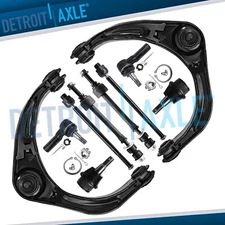 4WD Front Upper Control Arms Tie Rods for 2006 2007 2008 Dodge Ram 1500 5 Lug