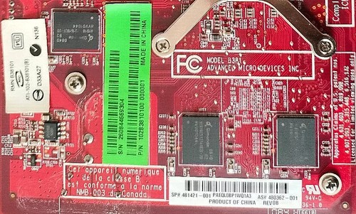 HP ATI Radeon HD3650 PCIex16 512MB Video Graphics Card KS505AT 480362-001 481421 - Picture 2 of 2