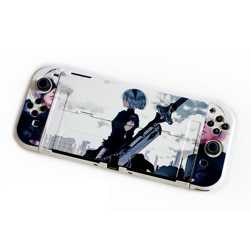 New Protection Case Grip Hard Thin Cover Shell Dockable for Switch OLED AU - Picture 67 of 83