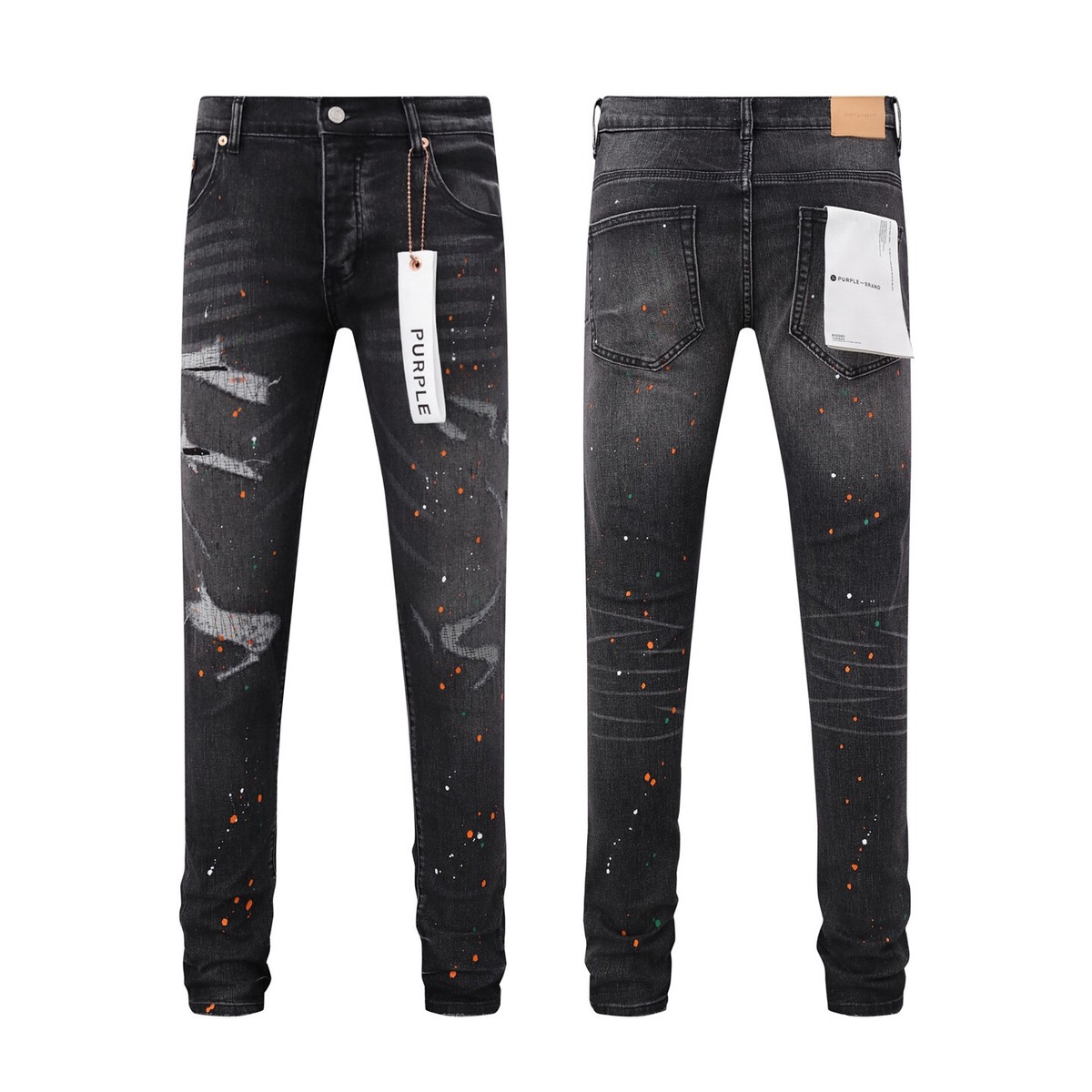 Fashion Purple Brand Men's Personality Multicolour Splash