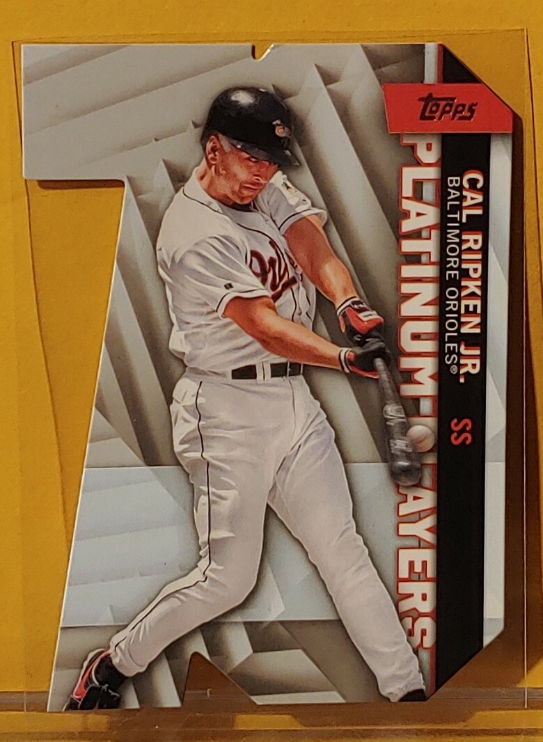 2021 Topps Series 1 Cal Ripken Jr Die Cut Platinum Players #PDC-3 Baltimore Orioles