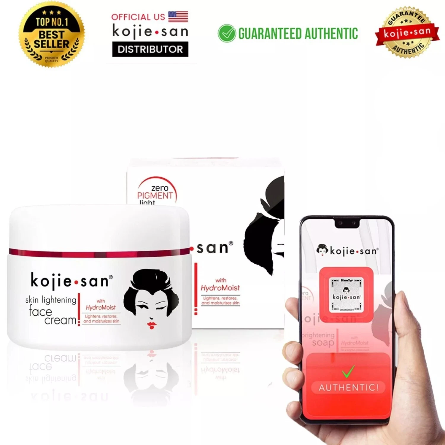 Kojie San Kojic Acid Cream - Face Brightening Cream