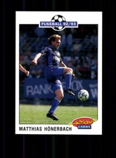 Matthias Hönerbach 1 FC Saarbrücken Panini Action Card 1992-93 + A 183118