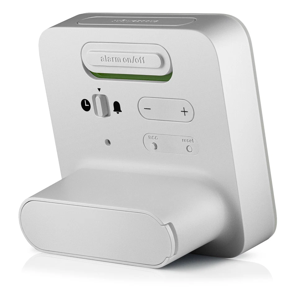 Quartzwecker BRAUN Weiß - Funkgesteuert - LCD-Bildschirm - BC09W-DCF Europa - Bild 2 von 4