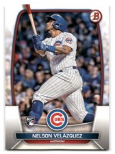 Nelson Velazquez 2023 Bowman Baseball #12 Chicago Cubs Rookie RC