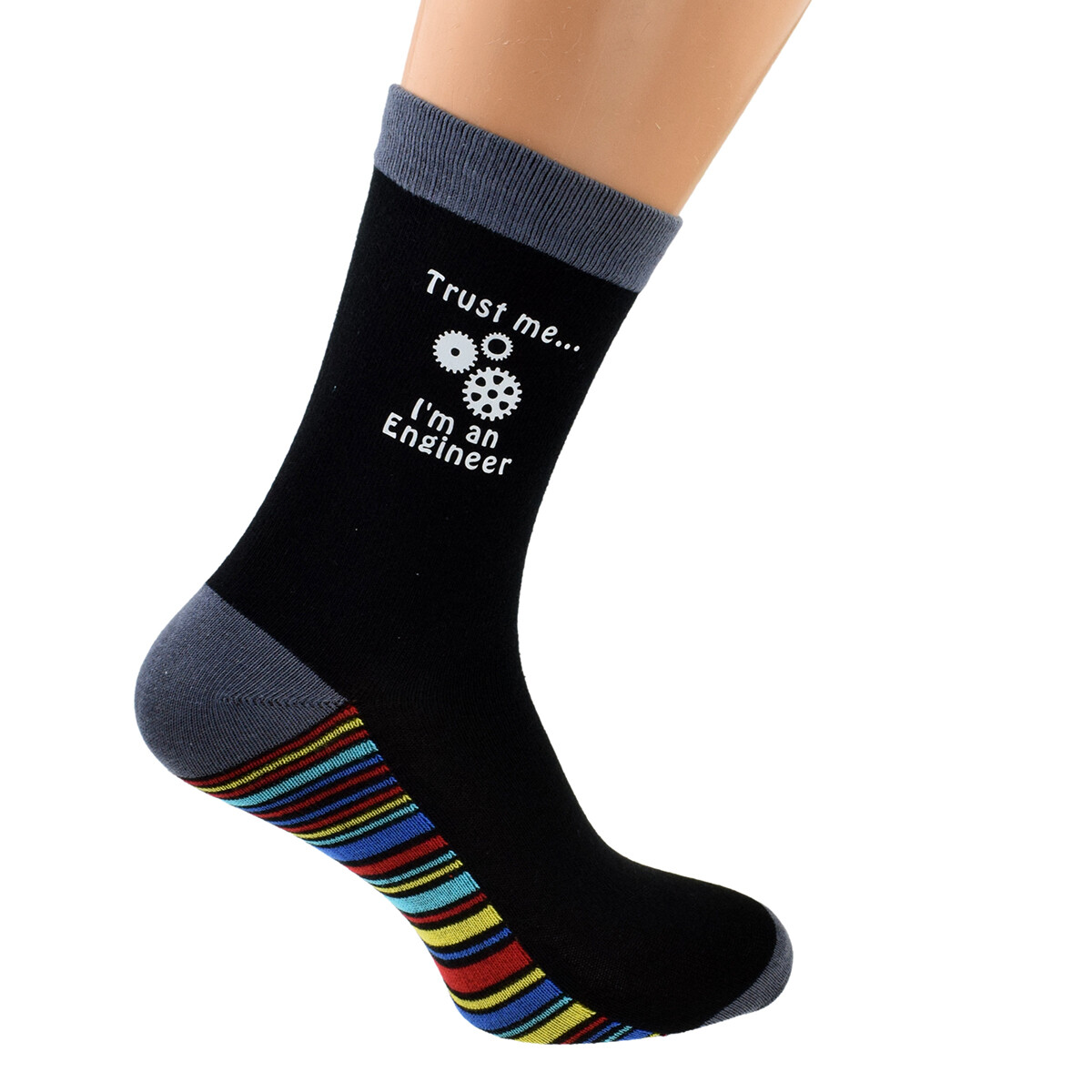 SAOLA I Love Darts Image suola a righe design uomo UK 5 12 X6S223 039