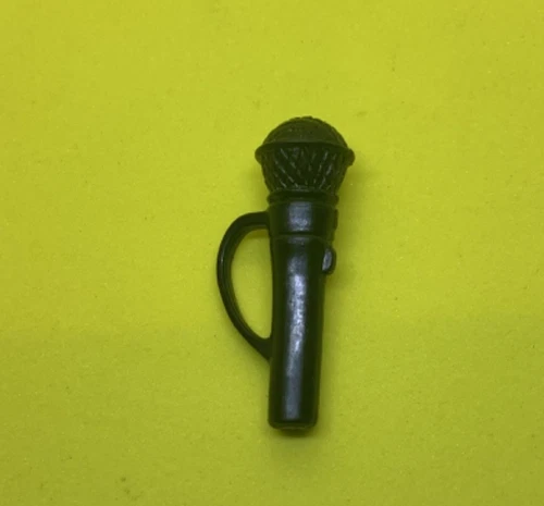 Vintage Mattel (Barbie)Miniature Black Microphone accessories (Barbie Signature)