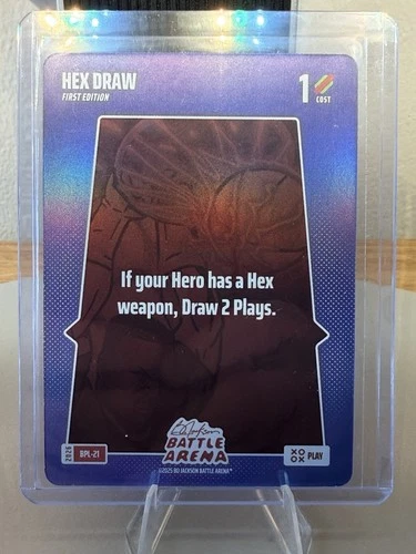 2026 Bo Jackson Battle Arena Hex Draw SSP Bonus Play Foil | BPL-21