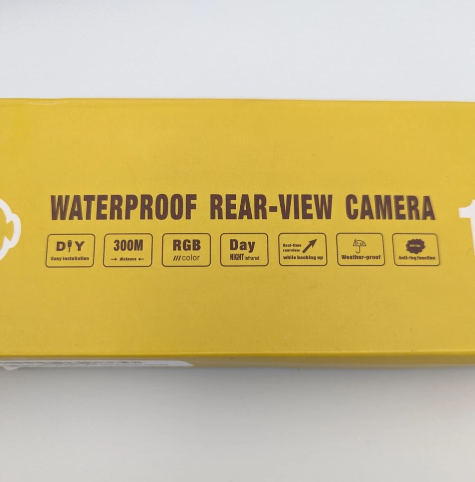 Автомобильная камера заднего вида E-sky 170 градусов номерной знак резервная камера и 4,3-дюймовое ЖК-зеркало - Изображение 2 из 4