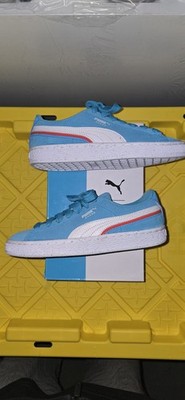 PUMA Kool X Suede Triplex Lace Up  Youth  Blue Sneakers Casual Shoes