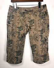 Vintage Da-Nang Surplus Indo-Chine Embroidered Cargo Pants Capris Y2K Grunge W32