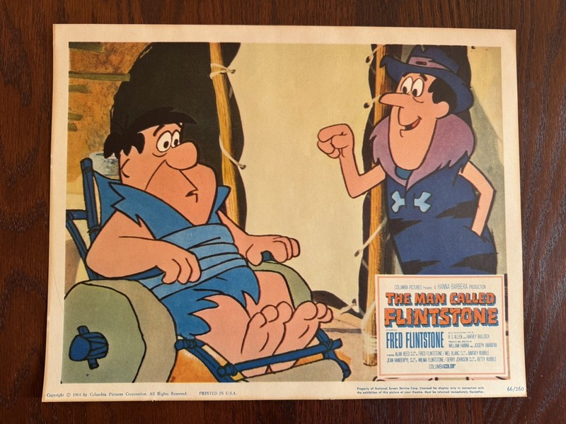 Vintage 1966 The Man Called Flintstone Lobby Card No.66/260
