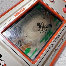 Nintendo Game & Watch Mickey Mouse Egg MC-25 Tested Working Disney Handheld Used