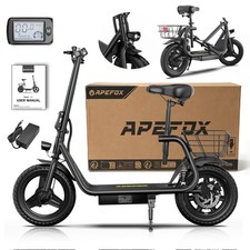 APEFOX Faltbarer Elektroroller 48V15Ah 14 Zoll Offroad E-Scooter für Erwachsen