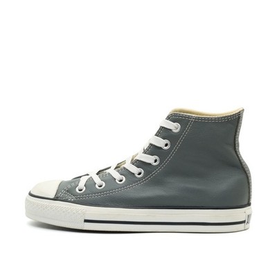 Converse Damen Chuck Taylor All Star Sneaker Grau Leder Mittel High Top EU 37.5