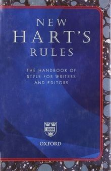 New Harts Rules: The Handbook of Style for Writers and ... | Buch | Zustand gut