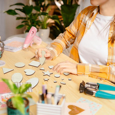 1000 Pcs Natural Wood Shapes Assortment Blank Wooden Craft Bulk Unfinished Pcs