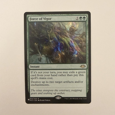 Wizards of the Coast MTG Force of Vigor Foil Rare MH #164/254