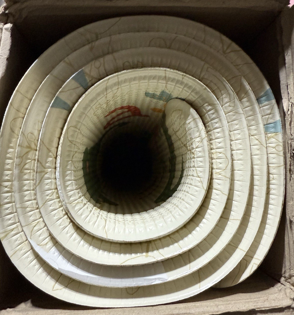 Baby Care Play Mat (Medium, Moroccan - Beige) 73’’ x 49’’ Reversible, Waterproof