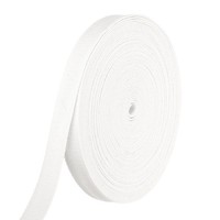Baumwollband 0.8 Zoll 15.3 Yard Polyester Baumwollband Riemen Weiß
