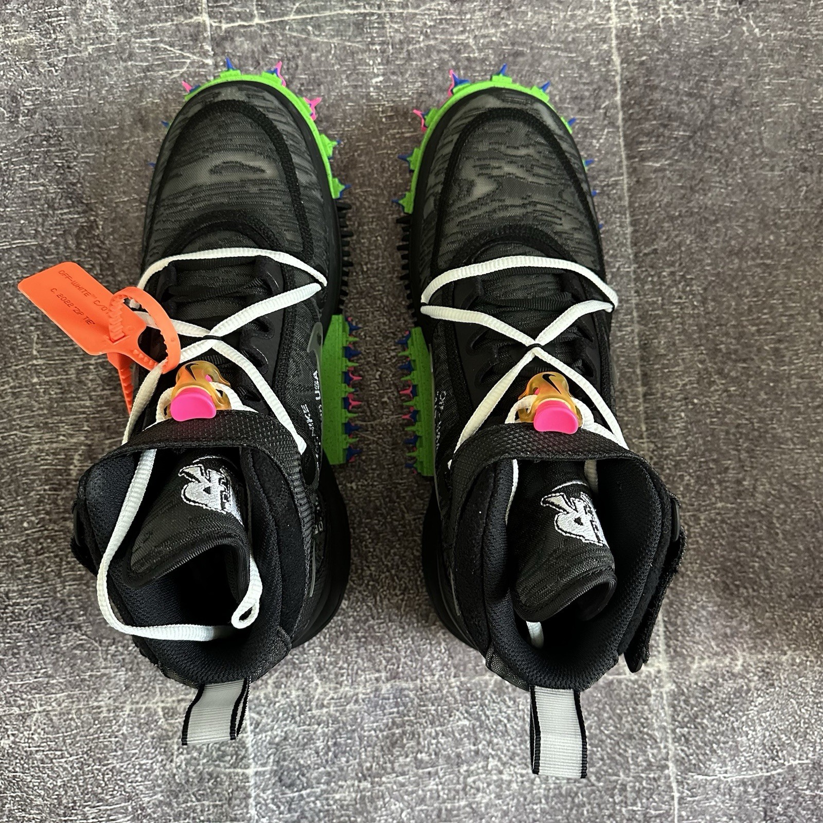 OFF WHITE X NIKE DS Uomo 2022 Nike X Off White Air Force 1 AF1 Mid Black Taglia 9.5 (DO6290 001) Nuove con scatola