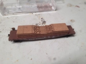 N Scale Micro-Trains MTL 04500040 NYC New York Central 50' Flat Car #499845