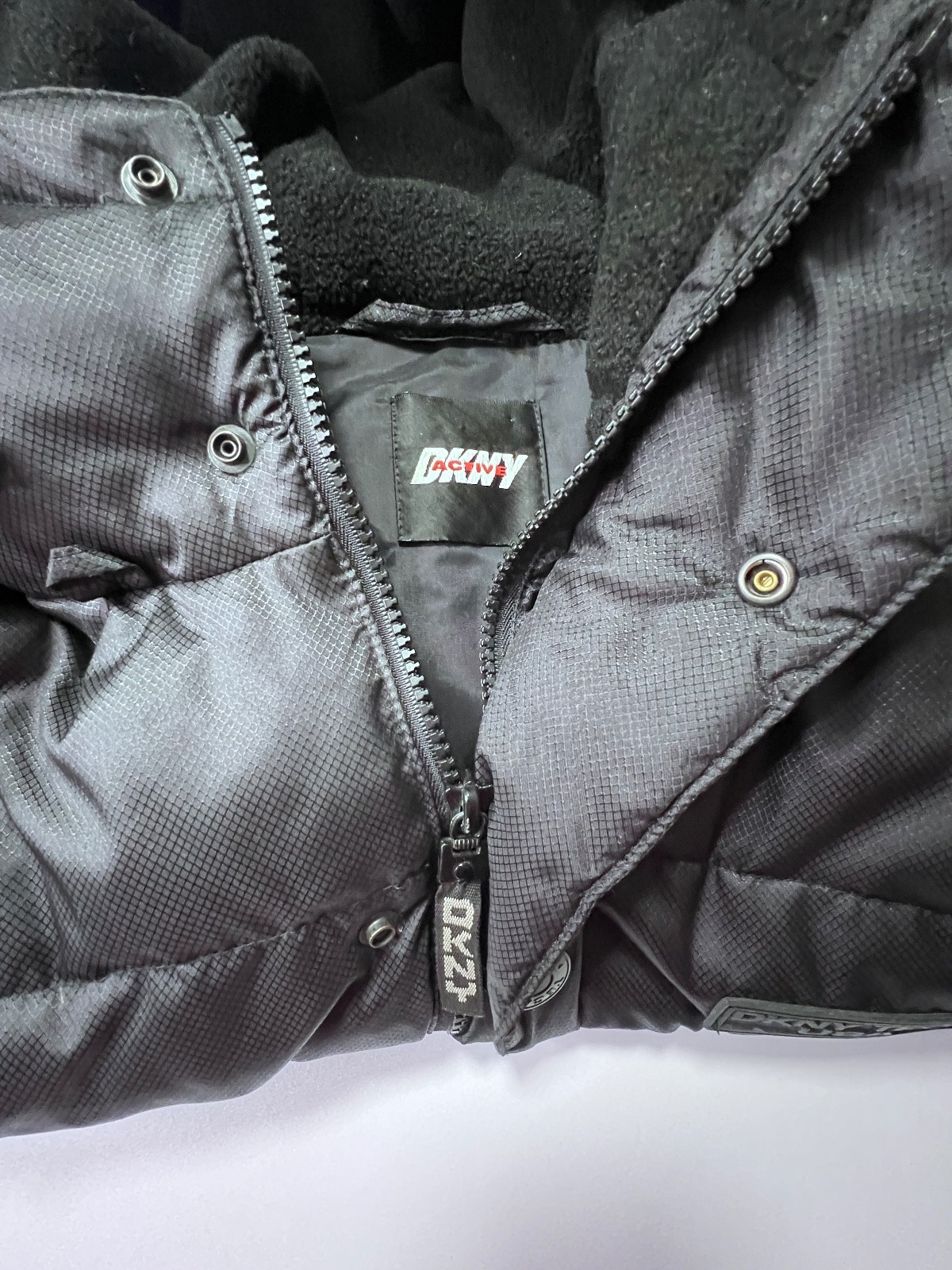 DKNY Active Tech Down Black Insulated Puffer Jack… - image 14
