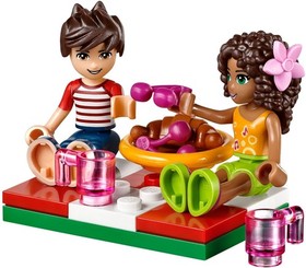 NEW Lego FRIENDS 41097 Heartlake Hot Air Balloon. + (3) Bonus Polybags
