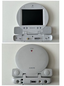 SONY PSone SCPH-100 LCD Monitor Combo NTSC-J Rare Complete Tested from JAPAN