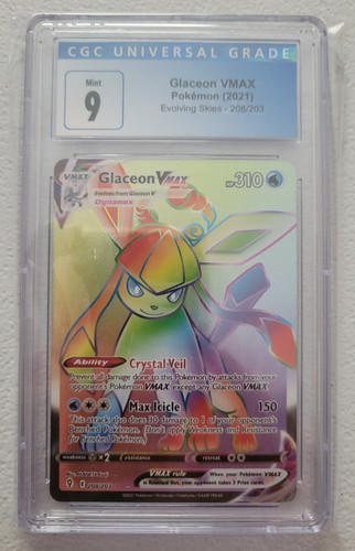 Glaceon VMAX graded CGC 9 for sale on eBay