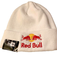 White Adult Acrylic Beanie NWT. BMX. MotoGP. Motocross. Dirt Bike