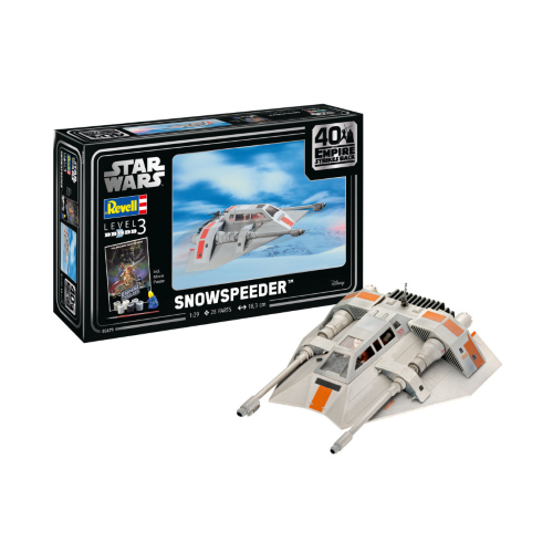 Star Wars Snowspeeder 40Th Anniversary Kit 1:29 Revell Kit Movie -D- Neues Model-image