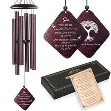 32" Sympathy Wind Chimes for Loss of Son - Memorial Gift