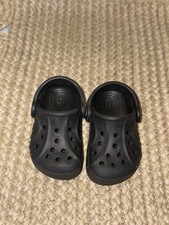 Crocs Baya Black Clogs In Toddler Size 5-EUC