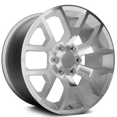 20x9''Performance Replicas Wheels PR169 Silver with Machined Spokes Rims