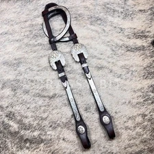 Circle Y Double Ear Silver Show Headstall