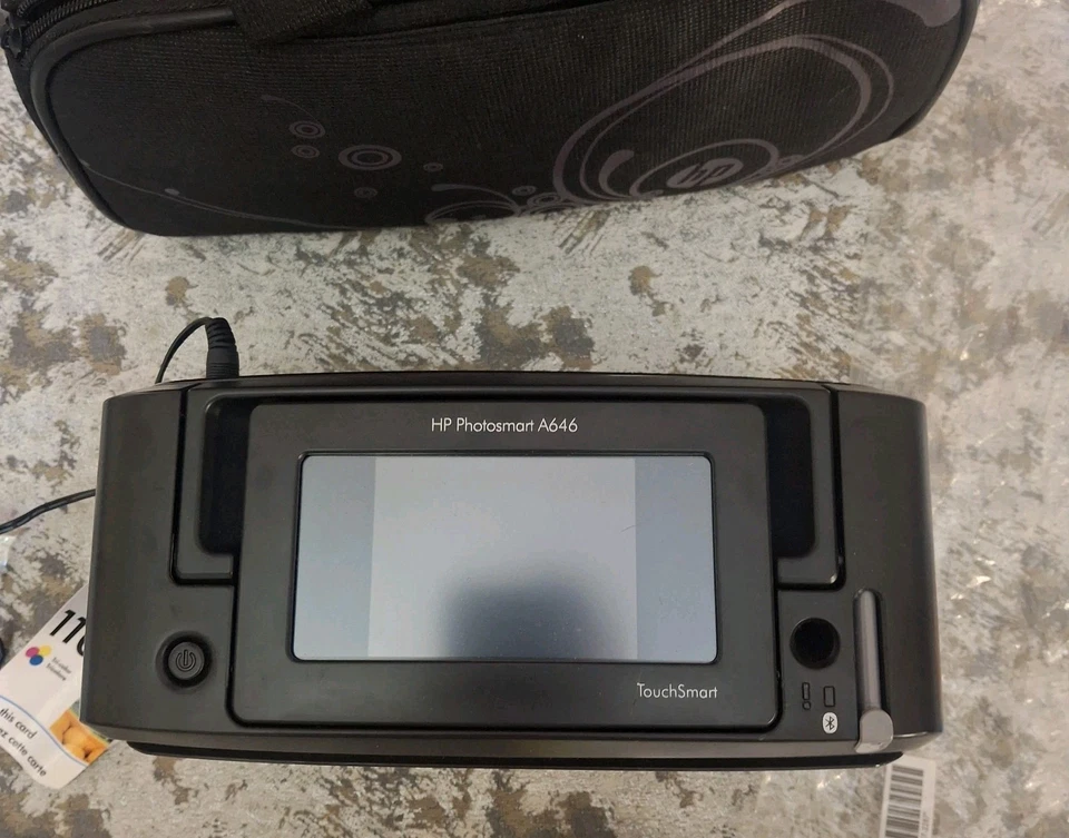 HP Photosmart A646 Digital Photo Inkjet Printer Complete Tested Works - Image 2 of 4