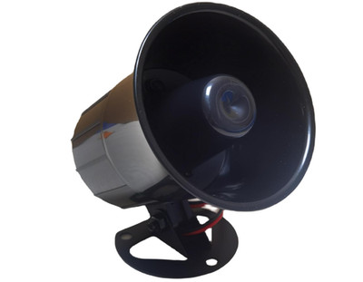 Sirena de Alarma 15W DC 6-12V con Soporte para Seguridad del Hogar