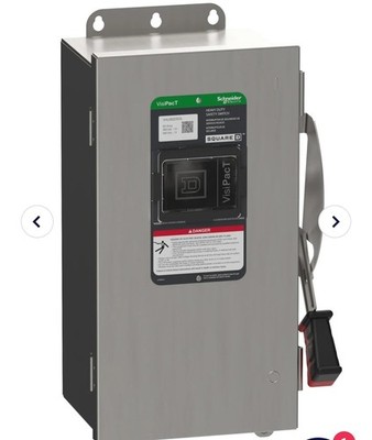 Schneider Square D VHU362DSGL 60A Heavy Duty Safety Switch