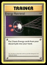 Energy Retrieval 77/108 Uncommon Evolutions Pokemon Damaged