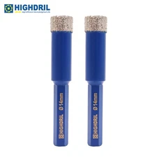 2pcs 14mm Diamond Drilling Core Bits Hole Saw Cutter Drilling Marble Ceramic