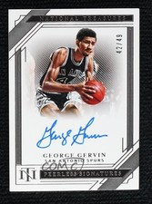 2020-21 National Treasures Peerless Signatures 42/49 George Gervin Auto HOF 0u5r
