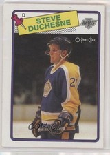 1988-89 O-Pee-Chee Steve Duchesne #182 3v8