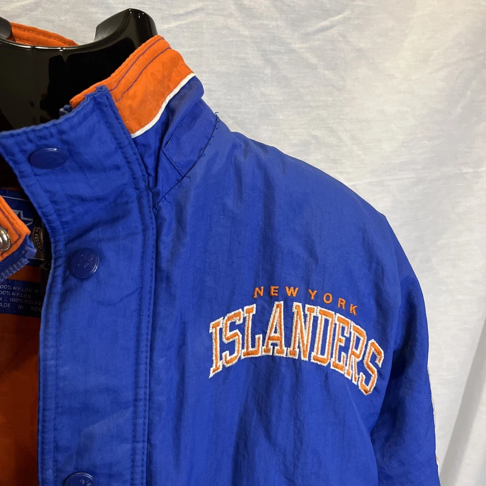 Vintage Starter Jacket New York Islanders Hockey NHL Mens M Medium Street Wear - Image 2 of 4