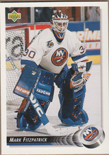 1992-93 UPPER DECK MARK FITZPATRICK #332