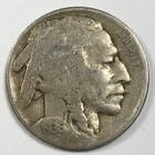 1936-D Buffalo Nickel - Fine (F) Nice Full Date KM#134 Scratches - 7720