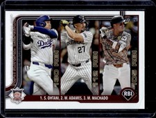 2025 Topps NL Leaders RBI Shohei Ohtani Willy Adames Manny Machado #86